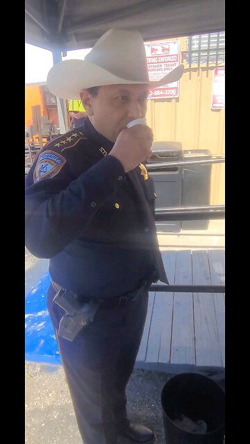 Sheriff Ed Gonzales Approved My Famous Tea!