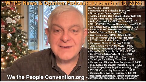 We the People Convention Weekly News & Opinion 12-13-25