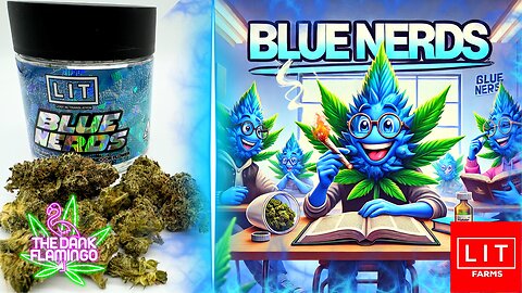 Trying Blue Nerds THCa from Lit Farms! The Dank Flamingo Cannabis Review!!