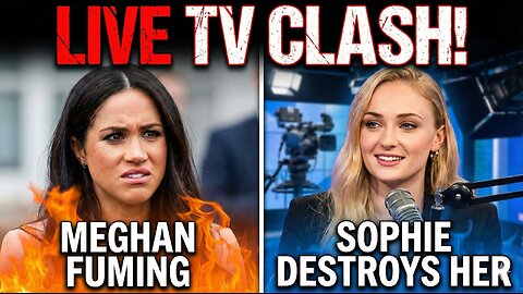 Meghan FUMING In Anger After Sophie Turner Completely DESTROYS Her Live On TV