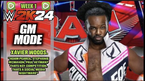 WWE2K24 GM MODE EPISODE 1 - THE DRAFT, HINTS, TIPS AND DAY 1 GAME DAY PLAY