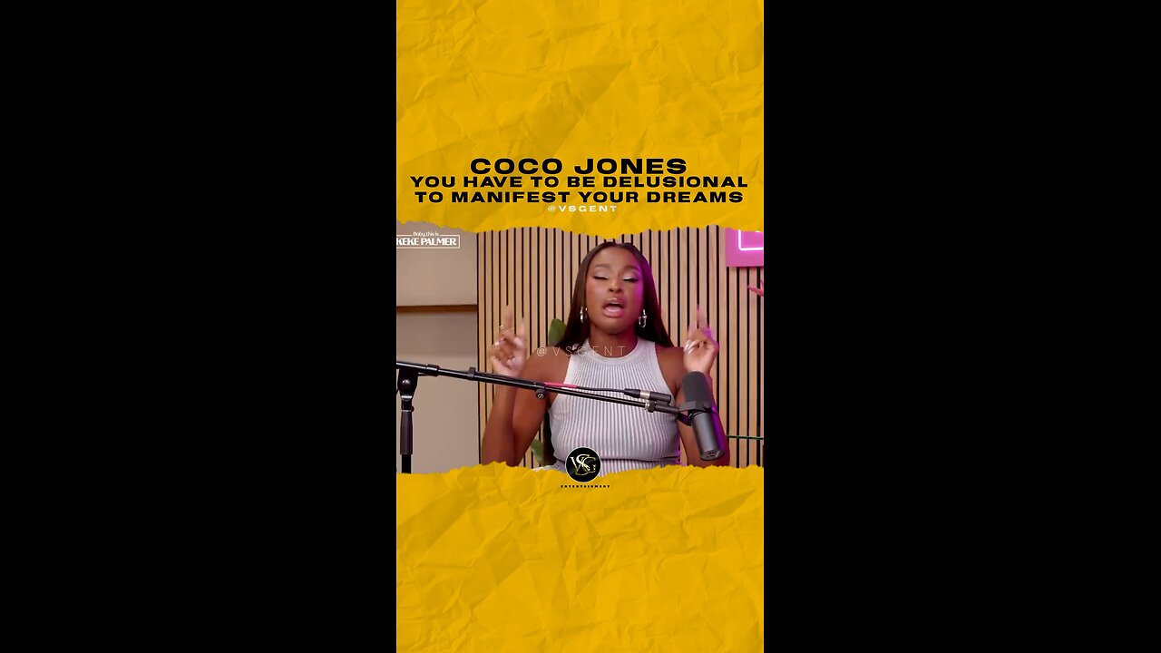 @cocojones You have to be delusional to manifest your dreams