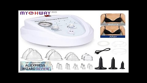 Vacuum Therapy Breast Enlargement Machine Pump Cup Massage Body Shaping Spa Equipment Review