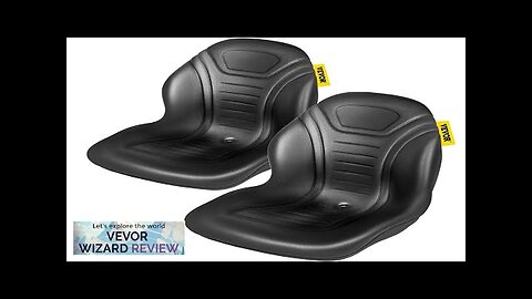 VEVOR Universal Tractor Seat Replacement 2 Pack Compact High Back Mower Seat Review