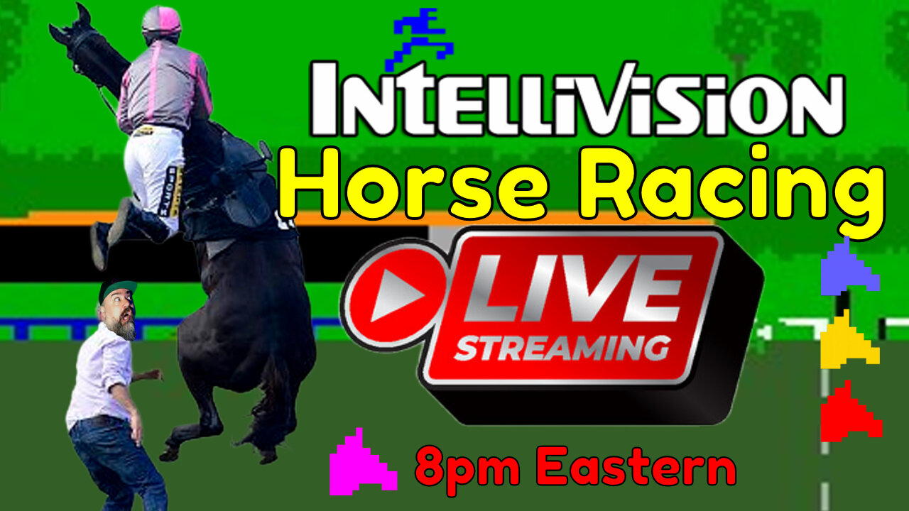 Intellivision - HORSE RACING - LIVE