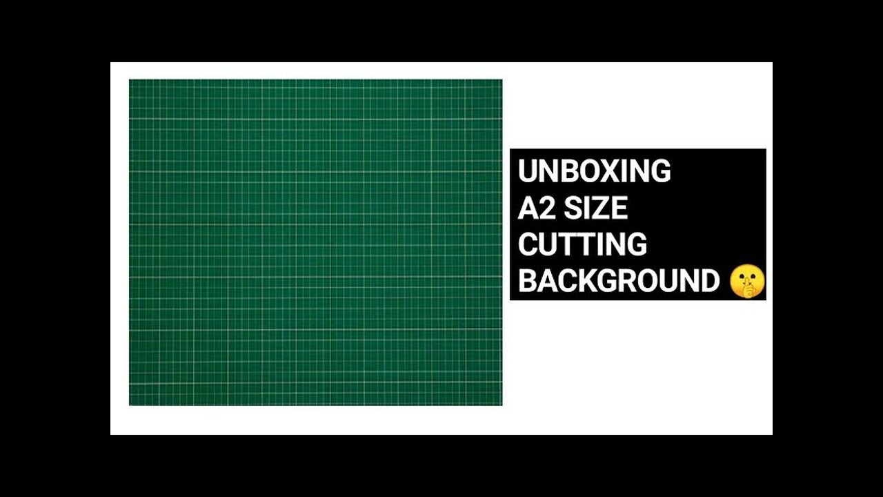 Unboxing a2 size cutting mat
