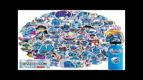 100 PCS Stitch StickersStickers for Water BottlesGifts Cartoon StickersVinyl Waterproof Review