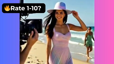 🔥 Rate This Mermaid-Style Beach Dress 1-10? | Supermodel Summer 4K