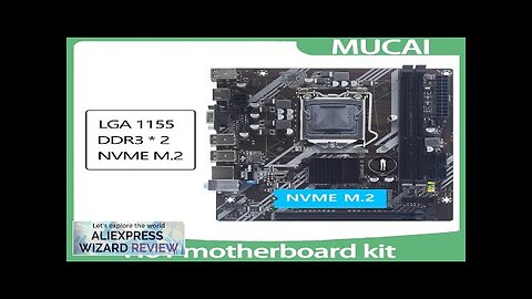 MUCAI H61 Motherboard LGA 1155 Kit Compatible With Intel Core CPUs 2nd Review