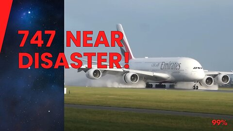 747 NEAR DISASTER! Pilot's SHOCKING Maneuver Caught on Camera!