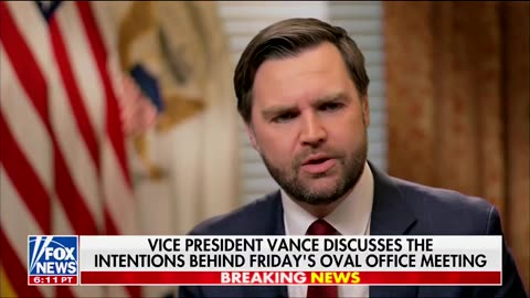 JD Vance Says Oval Office Press Conference Was Supposed to Be Ceremonial