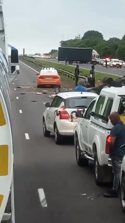 cash-in-transit heist on the N2 in Durban near the Cement Factory