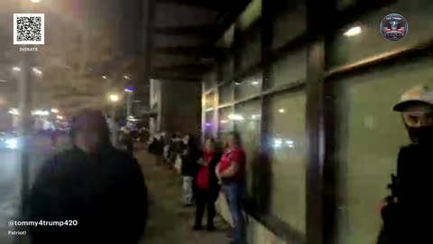 Anti American anti ice protest full of doctors and nurses!