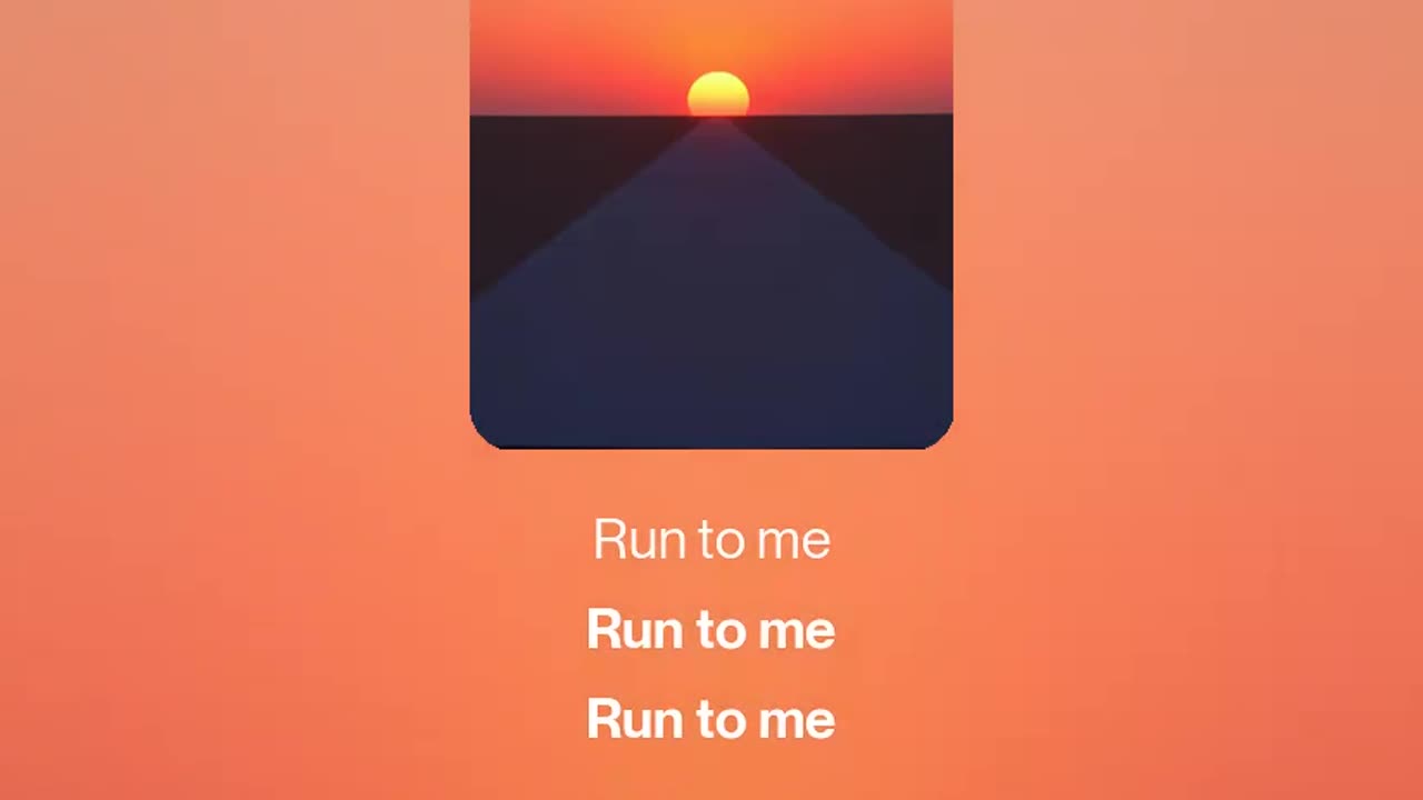 Run to me 🏃_♀️