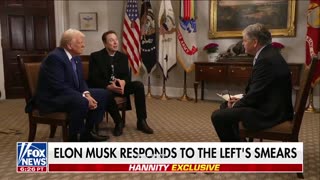 Elon musk and Donald Trump Interview , Some cool moments