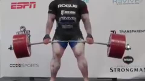 Hafthor Bjornsson’s 501kg Deadlift