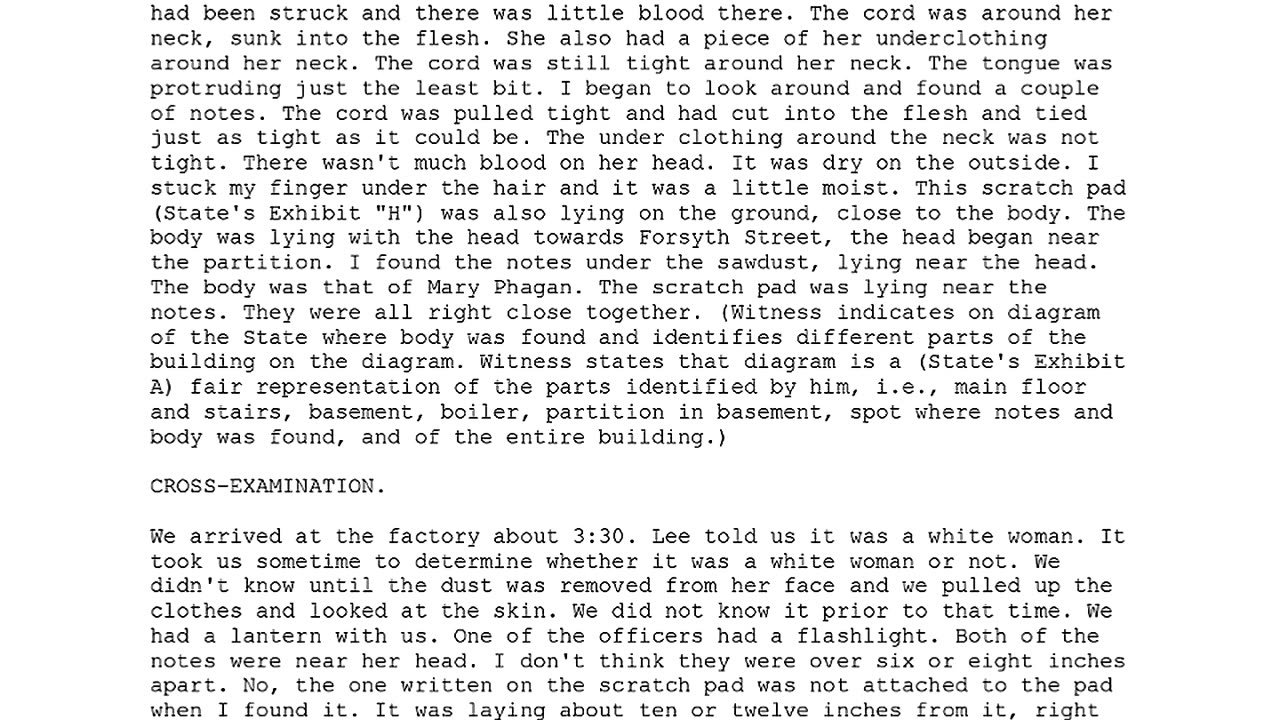 L S DOBBS, Sworn In For The State, 4th To Testify