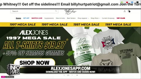 Alex Jones, Info Wars, 10/10/2025