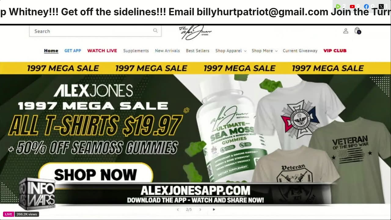 Alex Jones, Info Wars, 10/10/2025