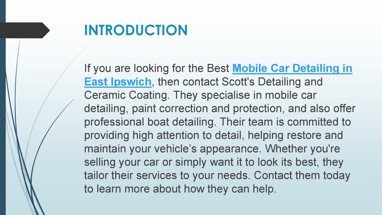 Best Mobile Car Detailing in East Ipswich