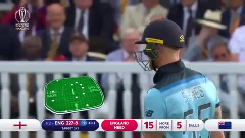 Existing Final Over in World Cup Cricket