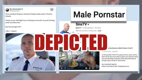 Fact Check: AI-Generated Image Does NOT Show Delta Crash Pilot Jonathan Simpson -- Adult Film Star