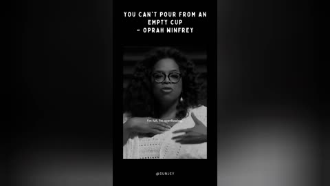 You can't pour from an empty cup