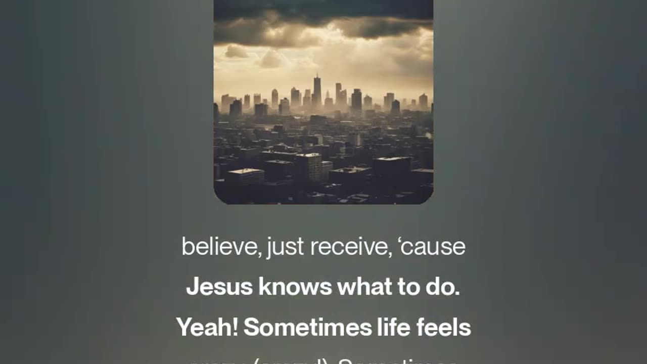 Jesus Knows What To Do (V4.5)