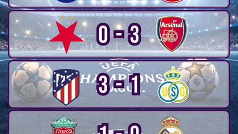 Resultado champions league del día 4 de noviembre.