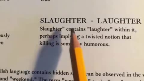 The English language is coded