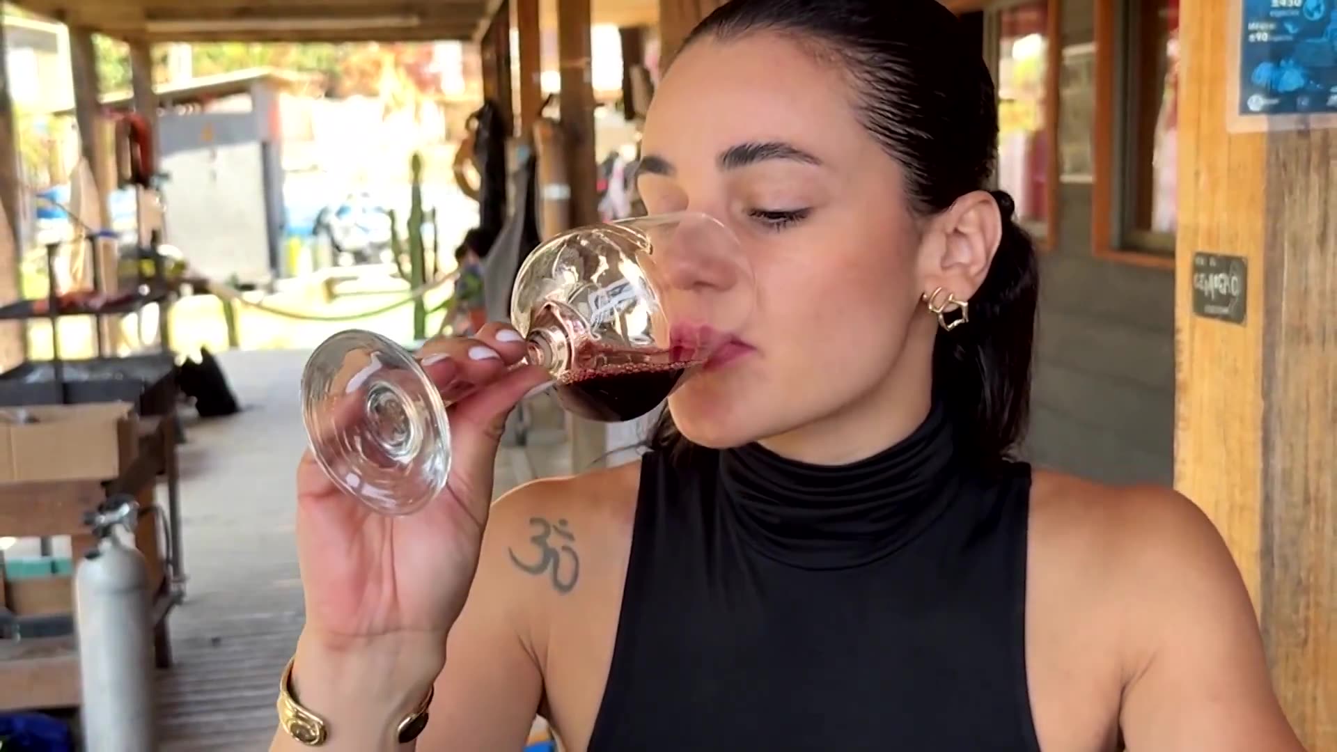 Divers store wine bottles in metal cages on the sea floor near Locos Island, northern Chile
