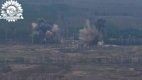 Airstrikes Rock Russian Fortifications in the Treeline