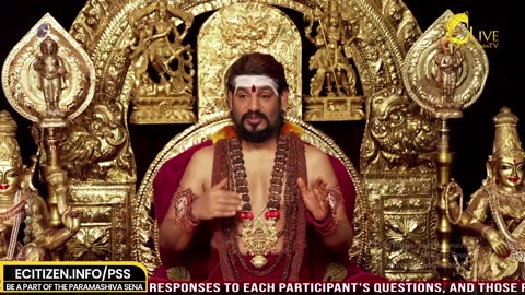 Witness the Divine Presence: Live Darshan of Bhagavan Nithyananda