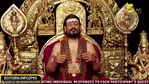 Witness the Divine Presence: Live Darshan of Bhagavan Nithyananda