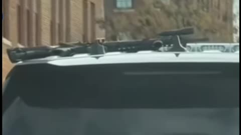Des Moines Police Leave Assault Rifle on Top of Vehicle