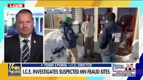 ICE Director: "ICE is going w/ CRIMINAL WARRANTS in Minneapolis & St. Paul over Somali fraud