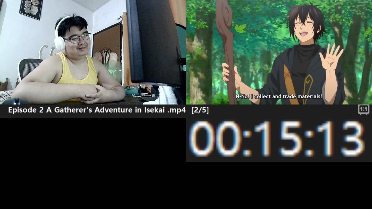 A Gatherer's Adventure in Isekai Episode 1-5 Reaction R#1