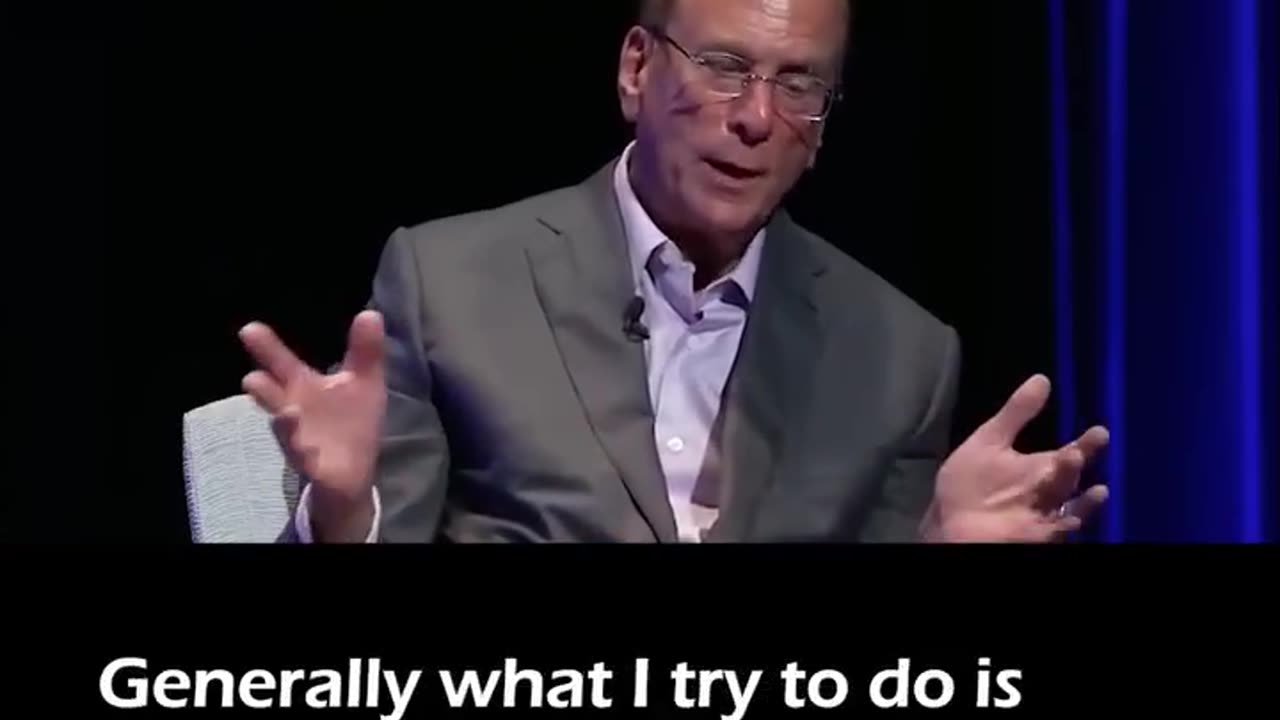 BlackRocks Larry Fink top 5 dark plans for the world.