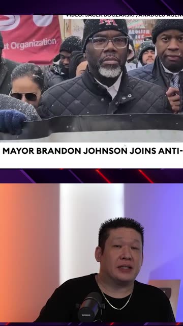 Mayor Brendon Johnson Marching To Abolish ICE 🙄😒😡