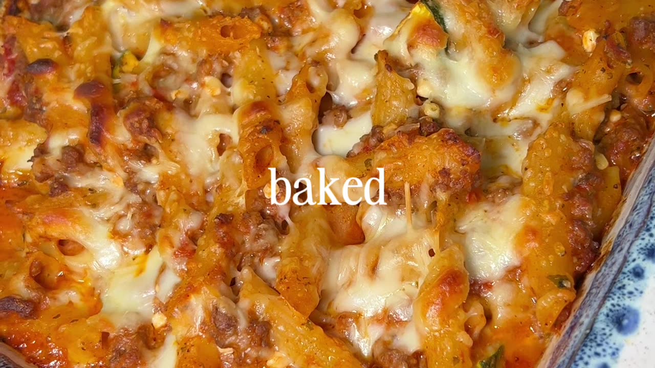 🍝🧀 Introducing our mouthwatering High Protein Baked Ziti recipe!