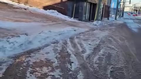 Saint John N.B. This is disgraceful that seniors can’t get around safely!