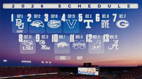 Game-by-Game Look at Auburn Football’s 2026 Schedule