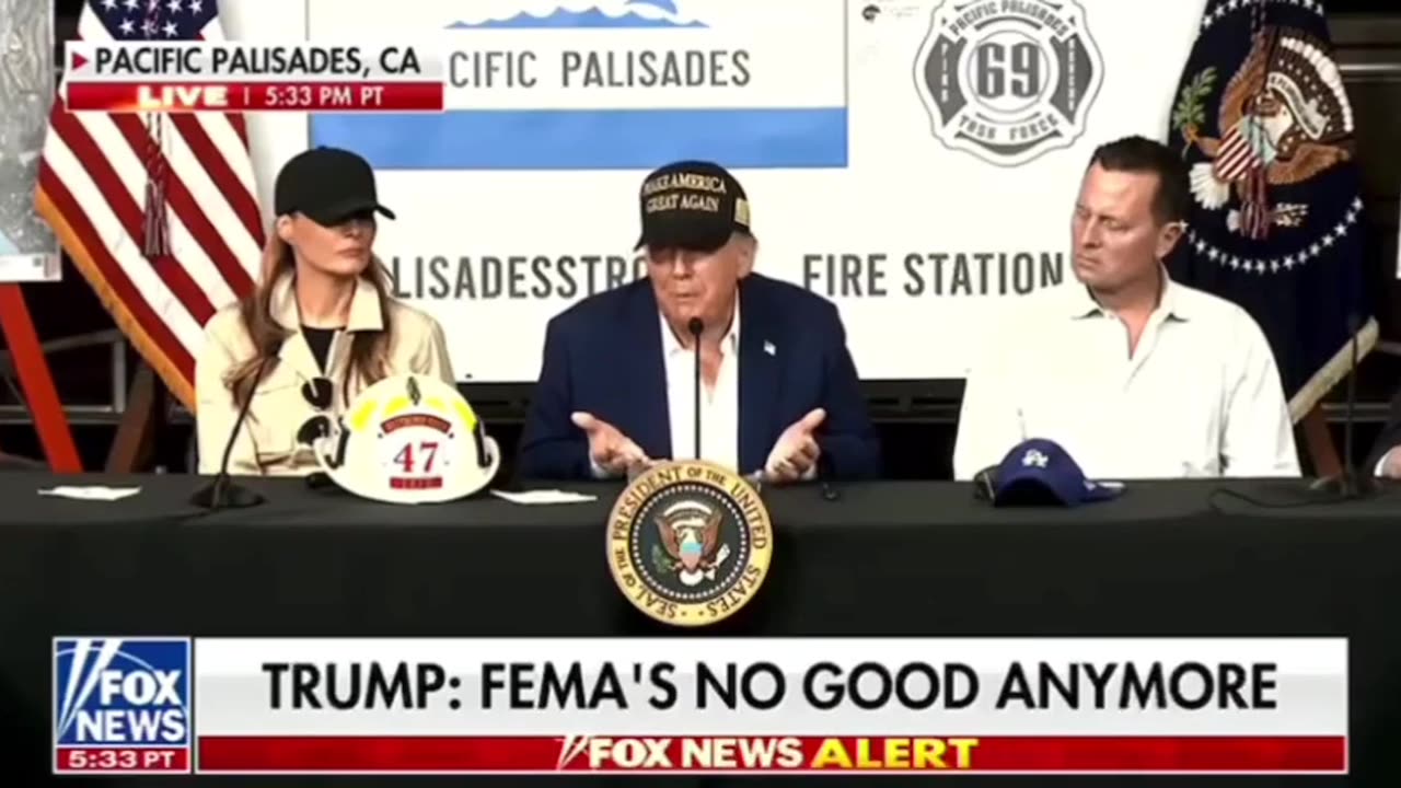 Trump roasts FEMA