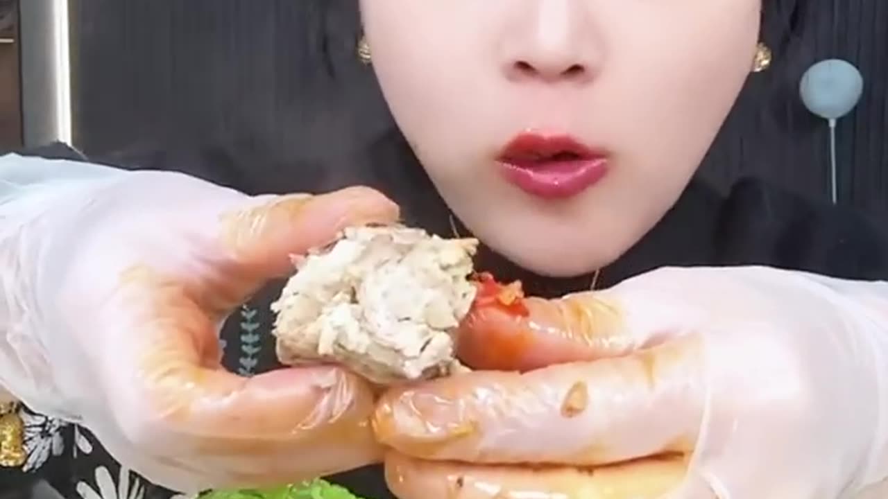 Food eating l mukbang video