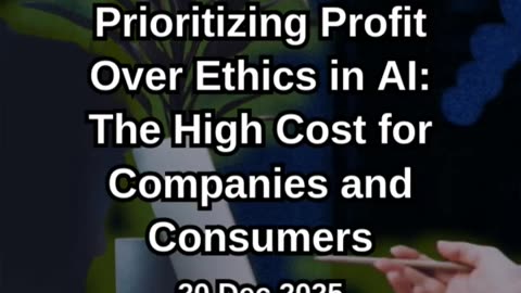 Prioritizing Profit Over Ethics in AI: The High Cost for Companies