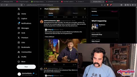Politico Leaked Messages, Nick Fuentes run, State of the Nation