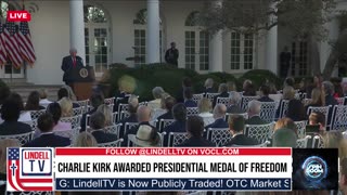 LIVE! CHARLIE KIRK AWARDED PRESIDENTIAL MEDAL OF FREEDOM