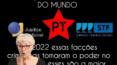 87% dos brasileiros enxergam o TSE, PT e STF como facções criminosas.
