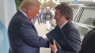 (NOW) President Trump welcomes the President of Argentina to the White House