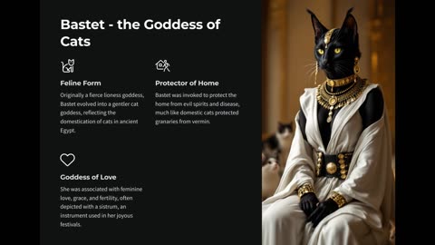 Bastet: The Goddess of Cats